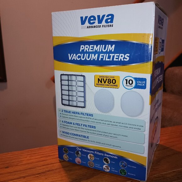 NEW VEVA Complete Premium Vacuum Filter Set, 10 Pieces - Picture 7 of 9